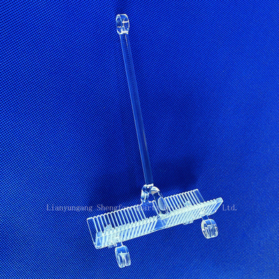 Transmission lumineuse personnalisée haute pureté pleinement transparente à fente de quartz barde de quartz