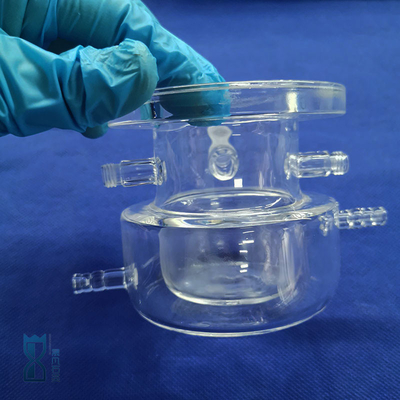 Réacteur de quartz UV transparent personnalisé avec haute température et résistance à la corrosion