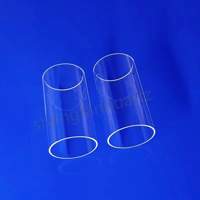 Fabrication personnalisée résistant à haute température type tube transparent fourneau tube de quartz