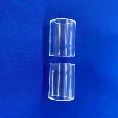 Fabrication personnalisée résistant à haute température type tube transparent fourneau tube de quartz