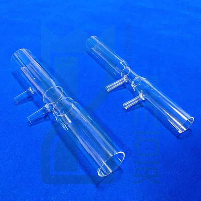 Tubes de quartz de laboratoire transparentes résistantes aux températures élevées