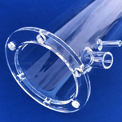 Les fournisseurs produisent des brides de quartz transparentes opaques résistantes à la corrosion à haute température