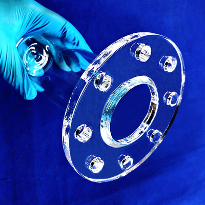 Les fournisseurs produisent des brides de quartz transparentes opaques résistantes à la corrosion à haute température