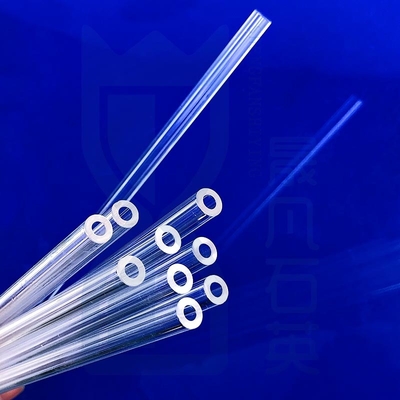 Fabrique de tubes de quartz transparents à haute température fournisseur de tubes de quartz transparents verre avec fabricant professionnel