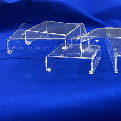 Verres de quartz carrés transparents personnalisés, récipients de laboratoire, verres à composition chimique sio2