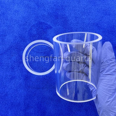 SiO2 à haute pureté 99,99% Tuyau en verre de quartz à 1180°C point de recuit et 1100°C point de déformation à usage industriel