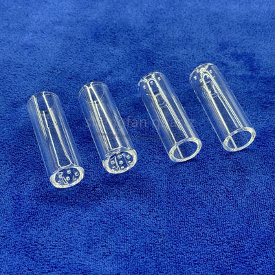 SiO2 à haute pureté 99,99% Tuyau en verre de quartz à 1180°C point de recuit et 1100°C point de déformation à usage industriel