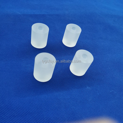 Barre de verre au quartz fondu glacé transparent de haute pureté