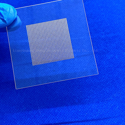 99.99% Plaque de quartz de haute pureté, rainures laser, silicone fondu, vitre de verre de quartz, vitre de verre de quartz