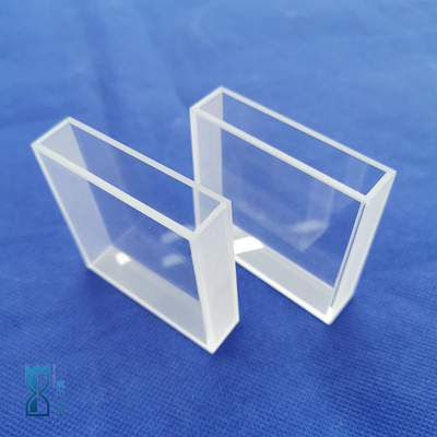 Mesure spéciale de laboratoire sur mesure Cuvette de quartz fondu liquide Résistant à la corrosion