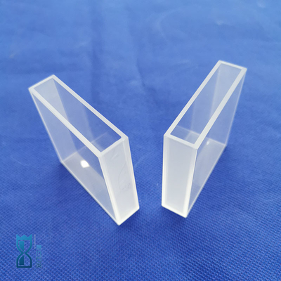 Mesure spéciale de laboratoire sur mesure Cuvette de quartz fondu liquide Résistant à la corrosion