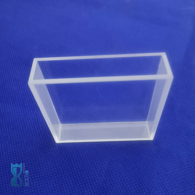 Mesure spéciale de laboratoire sur mesure Cuvette de quartz fondu liquide Résistant à la corrosion