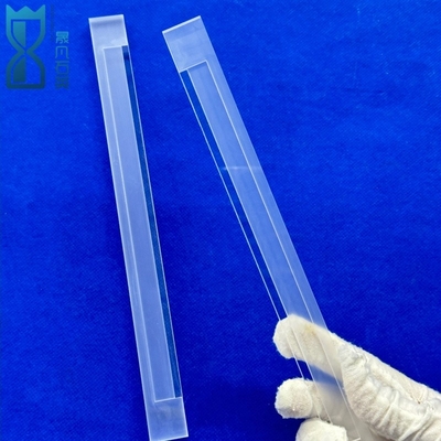 Fabrication personnalisée transparente en pierre glacée à haute température résistante à la corrosion