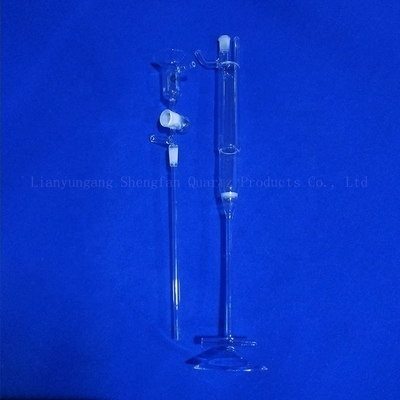 Fabrique Instrument de quartz personnalisé Laboratoire Tube de verre de quartz résistant à haute température