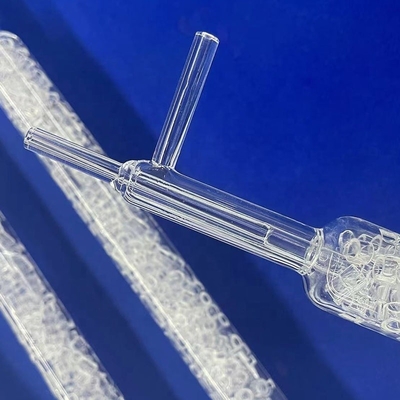 Tubes de condensation de quartz personnalisées de laboratoire tubes de verre de quartz tubes d'essai de quartz