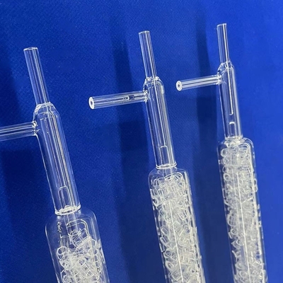 Tubes de condensation de quartz personnalisées de laboratoire tubes de verre de quartz tubes d'essai de quartz
