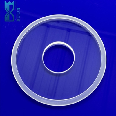 Fabrique de bagues transparentes de quartz perforé à haute pureté