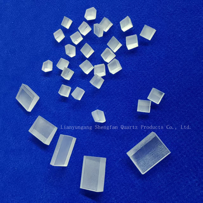 Fabrique personnalisée haute précision petite plaque de verre de quartz glacé plaque fusionnée de silice