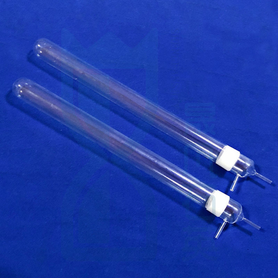 Écoles majeures Résistance à la corrosion personnalisée Coefficient d'expansion thermique du tube de meulage de quartz faible Instrument de verre de quartz