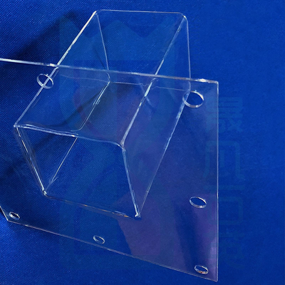 Plaque de verre de quartz résistant aux températures élevées 1100C pour perforation dans les applications photovoltaïques à semi-conducteurs