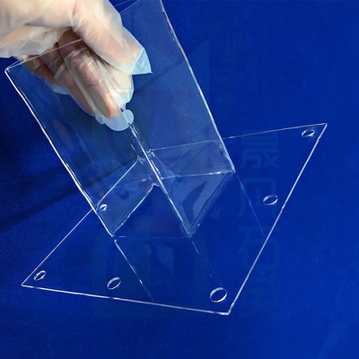 Plaque de verre de quartz résistant aux températures élevées 1100C pour perforation dans les applications photovoltaïques à semi-conducteurs