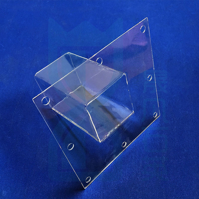 Plaque de verre de quartz résistant aux températures élevées 1100C pour perforation dans les applications photovoltaïques à semi-conducteurs