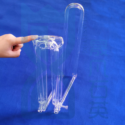 Tubes de verre de quartz fondus résistants à haute température, laboratoire dédié à des tubes de verre de quartz transparent