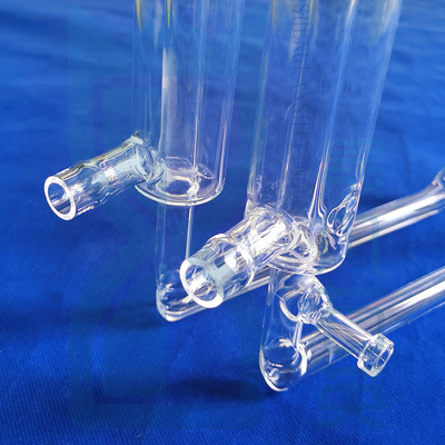 Tubes de verre de quartz fondus résistants à haute température, laboratoire dédié à des tubes de verre de quartz transparent