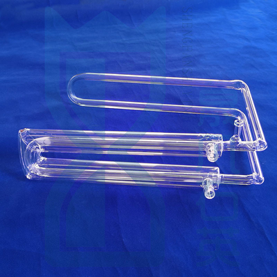 Tubes de verre de quartz fondus résistants à haute température, laboratoire dédié à des tubes de verre de quartz transparent