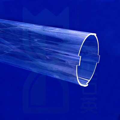 Résistant à la corrosion à haute température à haute perméabilité quartz tube en verre quartz fondu
