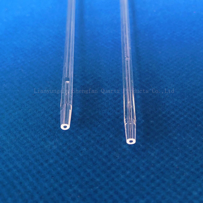Résistance à haute température personnalisée 1 mm-10 mm de petit diamètre tube en verre de quartz capillaire