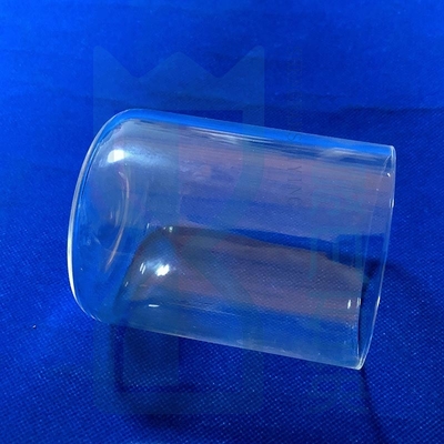 Tubes d'essai à fond plat en verre de quartz résistant à la corrosion à haute température sur mesure