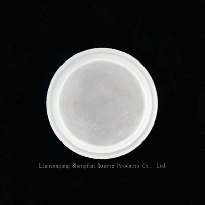 Disque de verre de quartz à paroi épaisse et transparente à haute performance