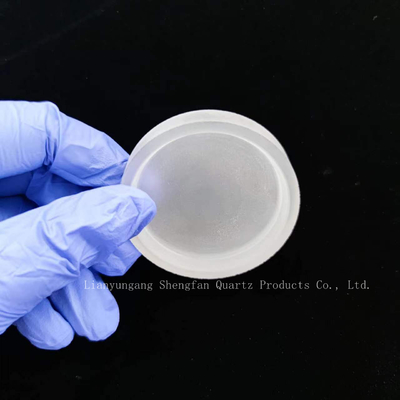 Disque de verre de quartz à paroi épaisse et transparente à haute performance