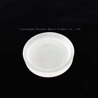Disque de verre de quartz à paroi épaisse et transparente à haute performance