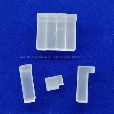 Fabrique personnalisée Tailles multiples Plaque de verre de quartz irrégulière Résistante aux températures élevées