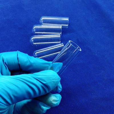 Tubes d'essai en quartz à fond rond et clair personnalisées pour laboratoire