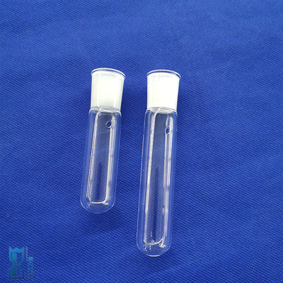 Tubes d'essai en quartz à fond rond et clair personnalisées pour laboratoire