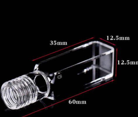 Essentiel pour le laboratoire! Cuvettes de quartz ultraviolet 5mL/10mL 100% sans bulles Compatible avec les spectrophotomètres UV-Vis