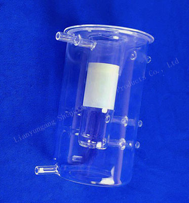 Containers de quartz résistants à la corrosion à haute température, fabriqués sur mesure, cylindres carrés de quartz avec noyaux de sable de quartz pour les laboratoires