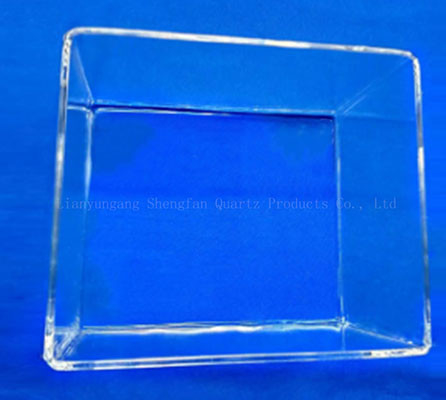 Containers de quartz résistants à la corrosion à haute température, fabriqués sur mesure, cylindres carrés de quartz avec noyaux de sable de quartz pour les laboratoires