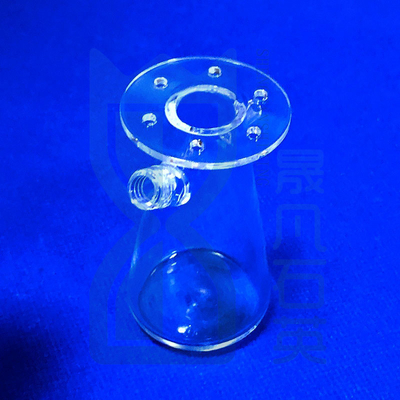 Haute pureté 99,99% Instruments expérimentaux personnalisés résistants à la corrosion à haute température Tubes en verre au quartz et réacteurs au quartz
