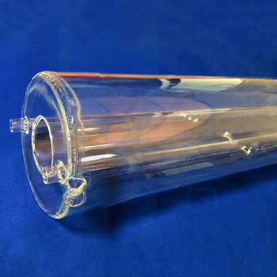 Haute pureté 99,99% Instruments expérimentaux personnalisés résistants à la corrosion à haute température Tubes en verre au quartz et réacteurs au quartz