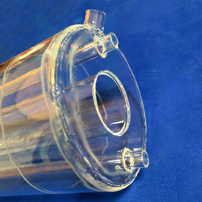 Haute pureté 99,99% Instruments expérimentaux personnalisés résistants à la corrosion à haute température Tubes en verre au quartz et réacteurs au quartz