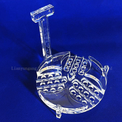 Haute pureté 99,99% Instruments expérimentaux personnalisés résistants à la corrosion à haute température Tubes en verre au quartz et réacteurs au quartz