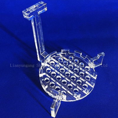 Haute pureté 99,99% Instruments expérimentaux personnalisés résistants à la corrosion à haute température Tubes en verre au quartz et réacteurs au quartz