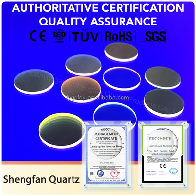 Plaque de verre au quartz personnalisée pour applications optiques et semi-conducteurs