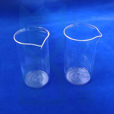 Fabriqués en usine, récipients en verre au quartz et en verre au quartz résistant aux températures élevées, résistant à la corrosion