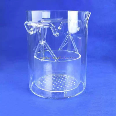 Fabrication de verre à quartz transparent résistant aux températures élevées et à la corrosion