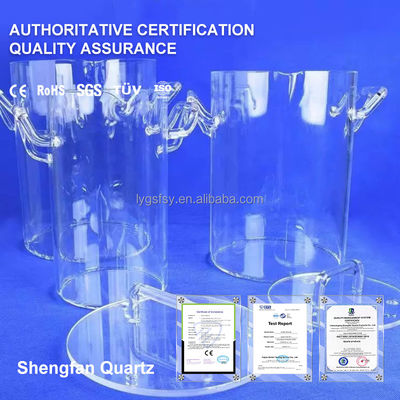 Fabrication de verre à quartz transparent résistant aux températures élevées et à la corrosion